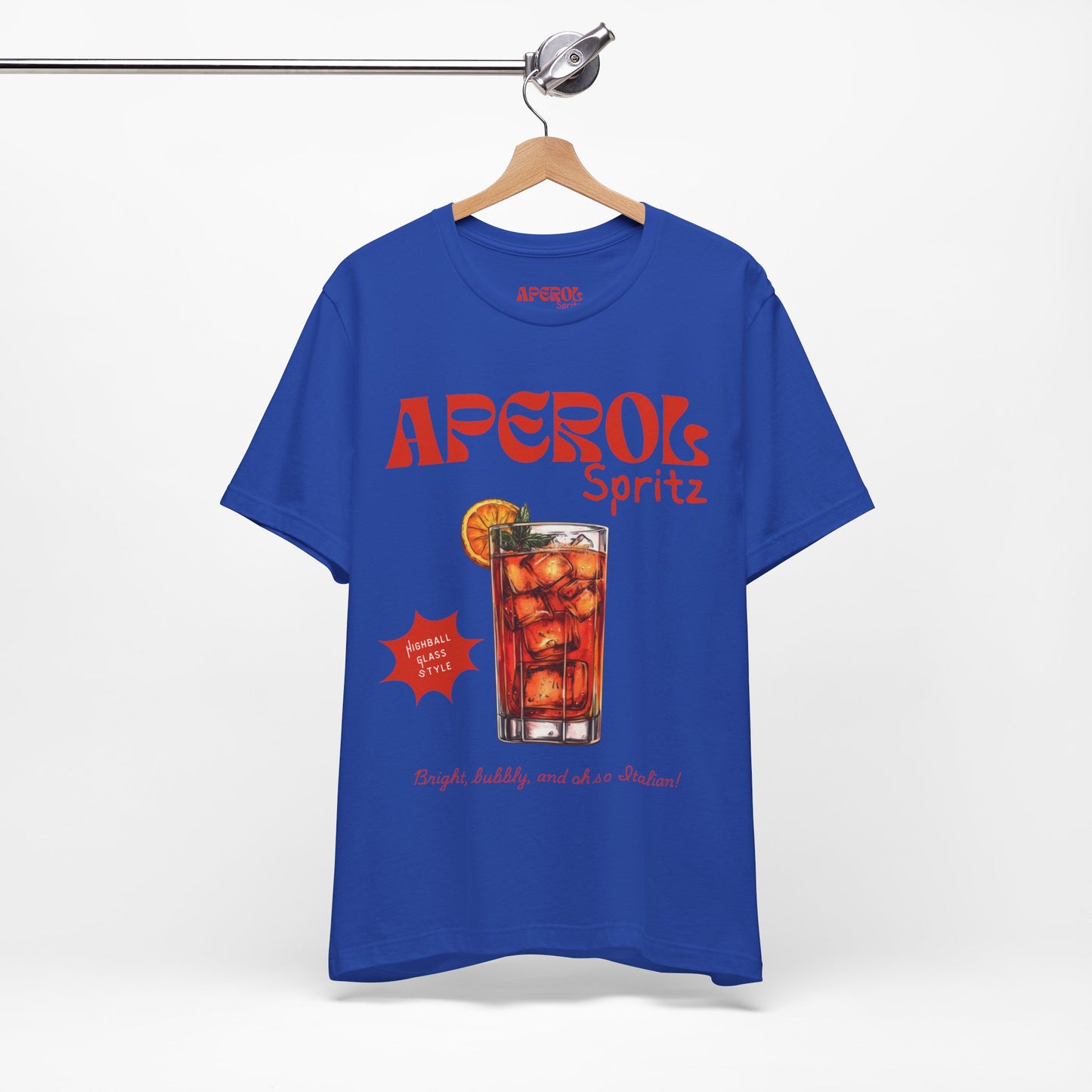 Aperol Spritz Cocktail Bar Drink T Shirt - UK