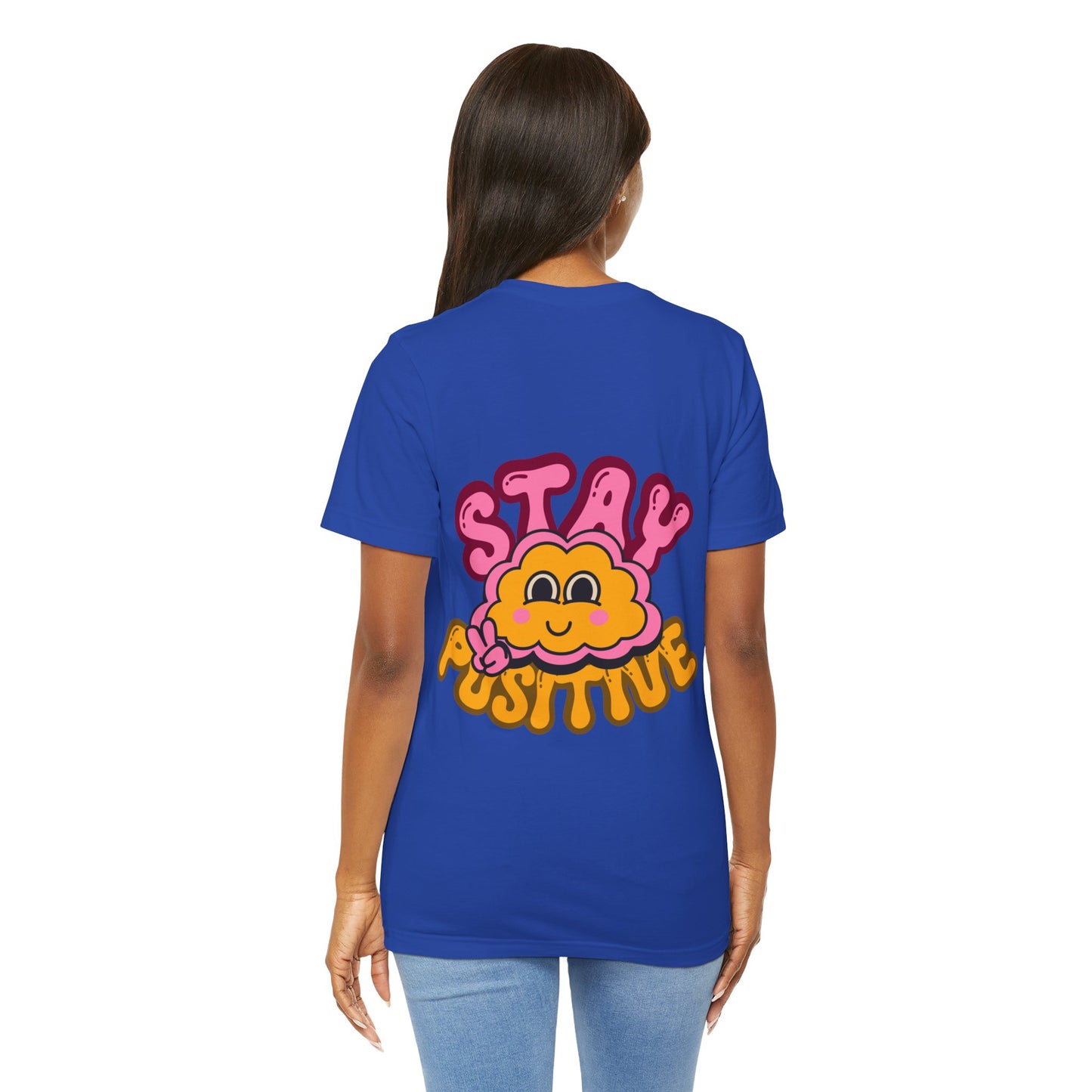 Stay Positive Motivational Quote About Life Retro T Shirt - US