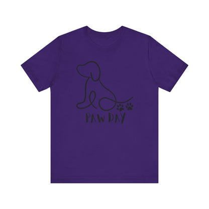 Cute Pet Dog Black Print T Shirt - UK