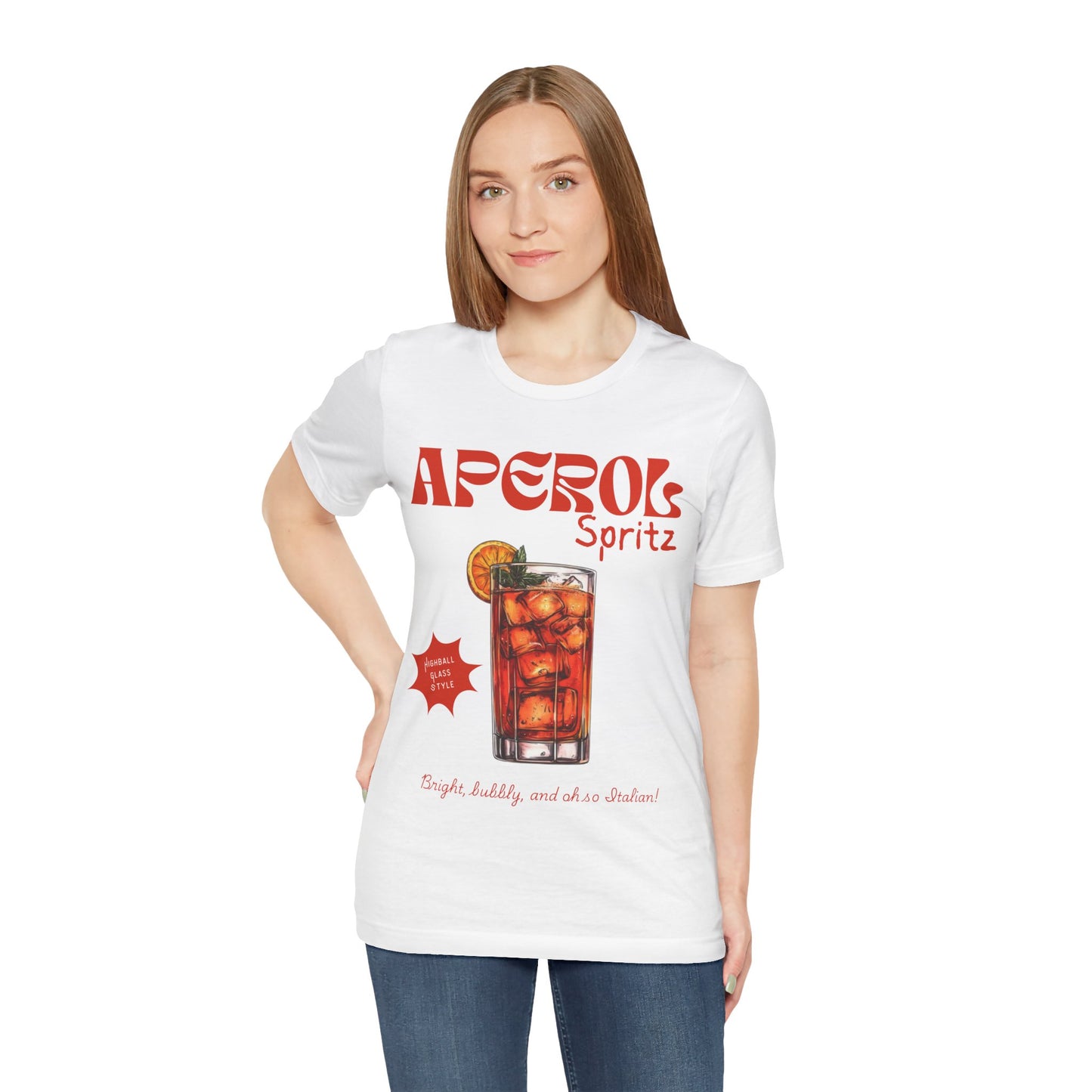 Aperol Spritz Cocktail Bar Drink T Shirt - UK