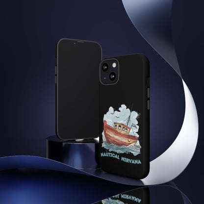 Aqua Blue Water Canal Boat Phone Case iPhone Pixel Samsung