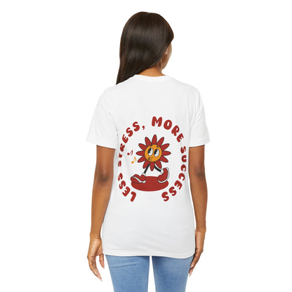 Red Flower Positive Inspirational Quotes About Life T Shirt - UK