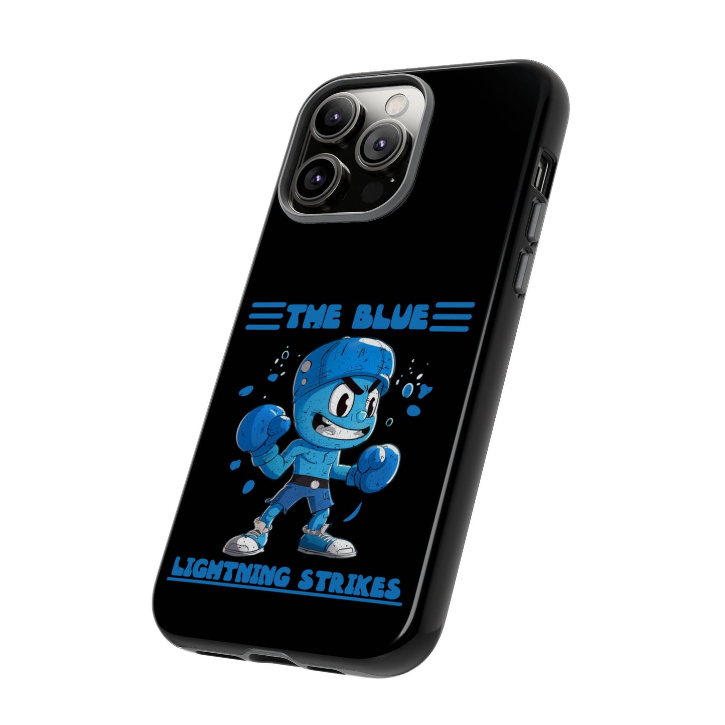 Fight Tonight My Sky Blue Lightning Fast Boxer Gloves Phone Case iPhone Pixel Samsung