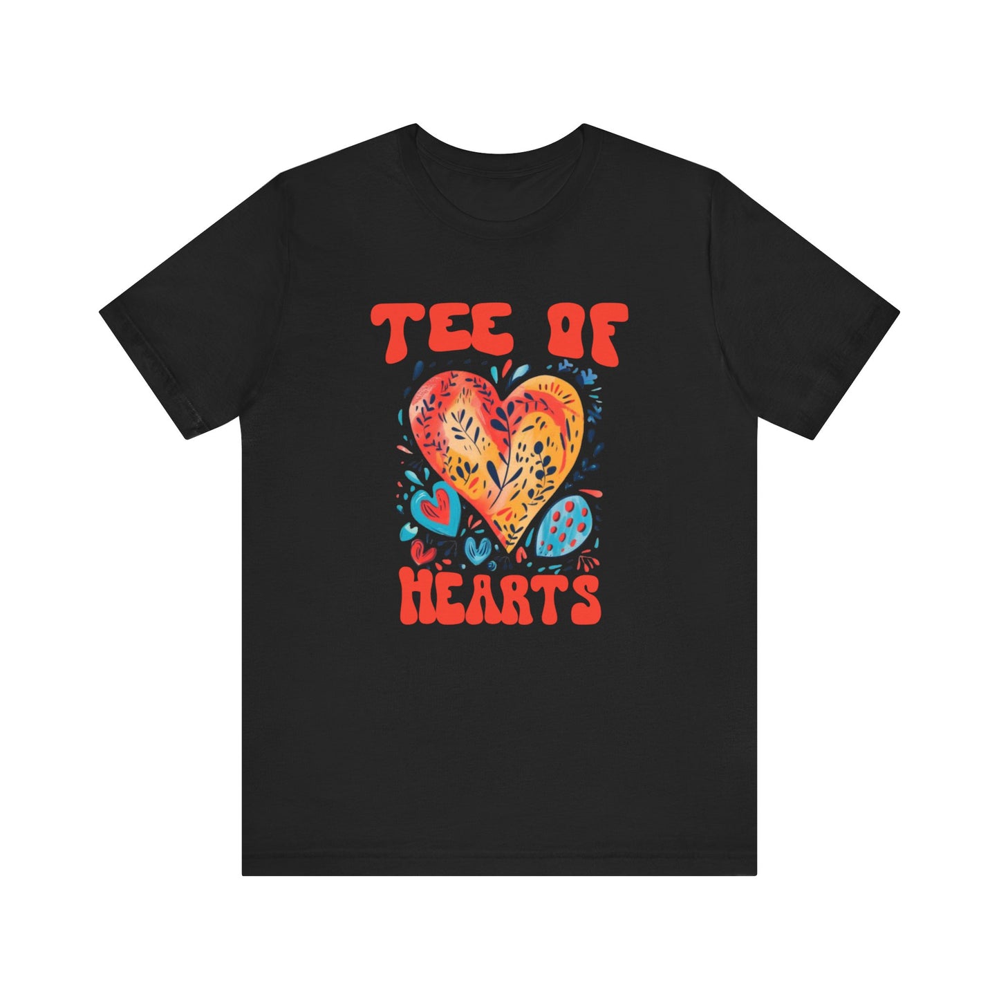 Tee Of Hearts Abstract Art T Shirt - UK