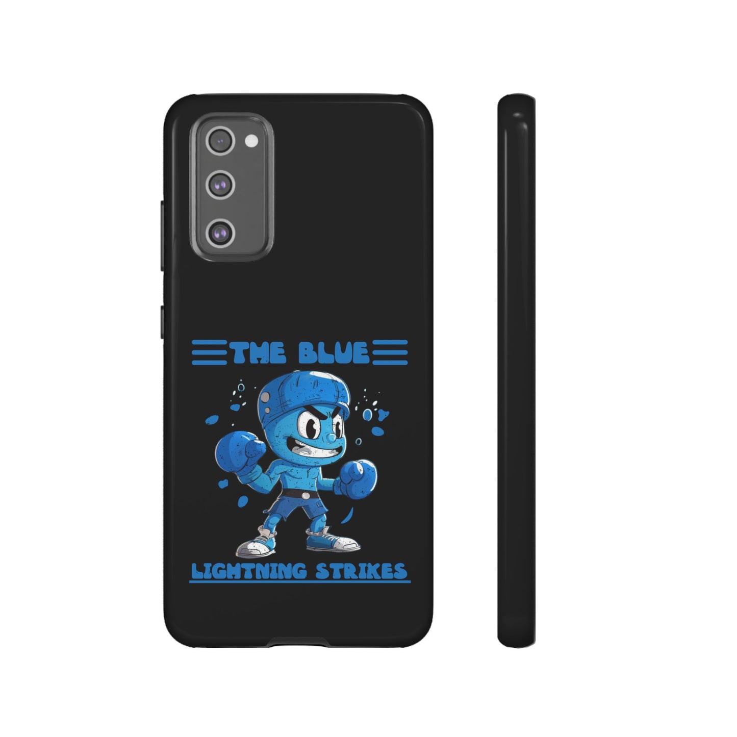 Fight Tonight My Sky Blue Lightning Fast Boxer Gloves Phone Case iPhone Pixel Samsung